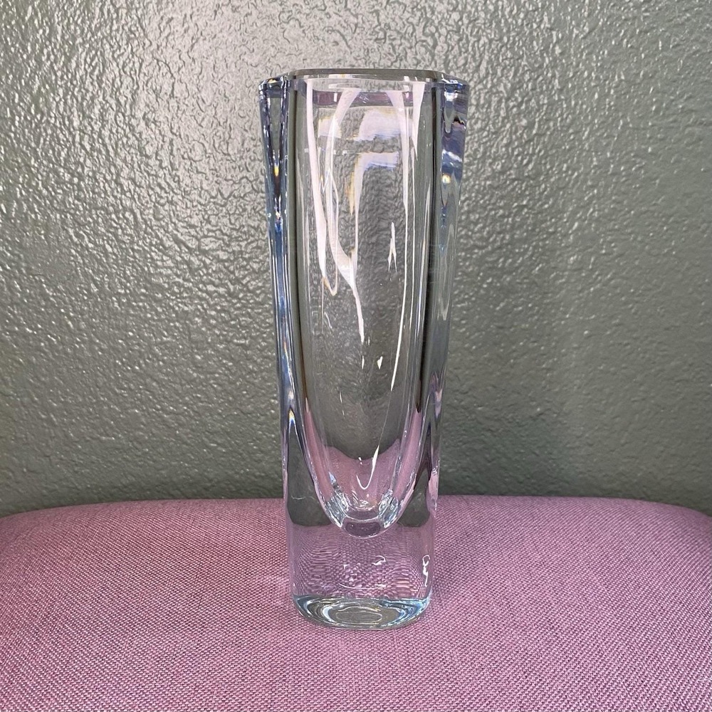 Strombergshyttan Sweden 7" Crystal Vase